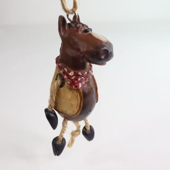 Bert Anderson Collection Horse Hanging Ornament Christmas Western Decor - Picture 1 of 5